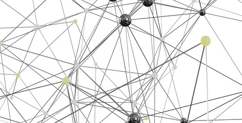 Stock photo of a complex network, ideal for technology, connectivity, and global communication...