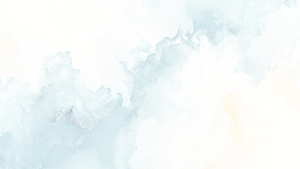 Fototapeta premium Abstract watercolor paint background by teal color blue and green with liquid fluid texture for background, banner