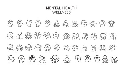 Mental health,weliness  icon 