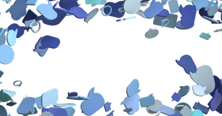 holding smartphone and checking email online on web with