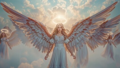 A portrait of an archangel