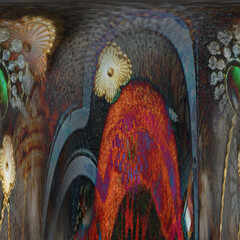 Colorful fashion print leopard designs.Fabric fashion pattern.Wave textile print design,illustration.Fractal colorful pattern.Print pattern illustration.New season fabric print.Textile fashion pattern