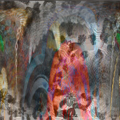 Colorful fashion print leopard designs.Fabric fashion pattern.Wave textile print design,illustration.Fractal colorful pattern.Print pattern illustration.New season fabric print.Textile fashion pattern