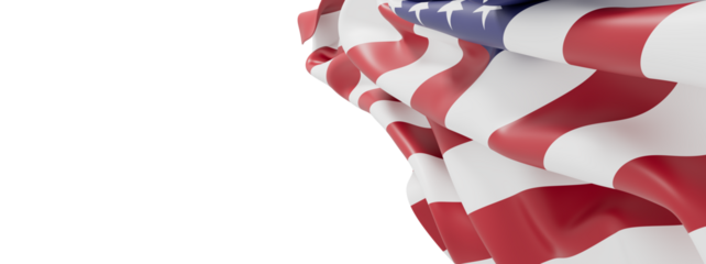 High-quality image of an American flag, perfect for patriotic designs and backgrounds.