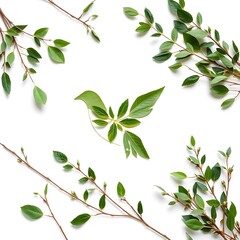 Obraz premium Leaf and branch peace dove for International Day of Peace