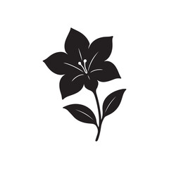  balloon flower silhouette 