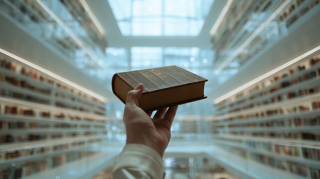 A Serene Moment, Reading a Real Book in a Digital Sanctuary