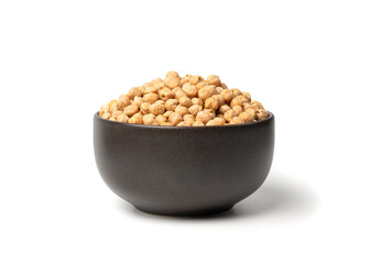 Chickpea, chick pea pile, dry Cicer arietinum fruits, raw Bengal gram legume, garbanzo beans