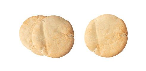 Pita flat bread, wheaten pitta flatbread also known as Arabic bread, chapati, greek pita naan, khubz