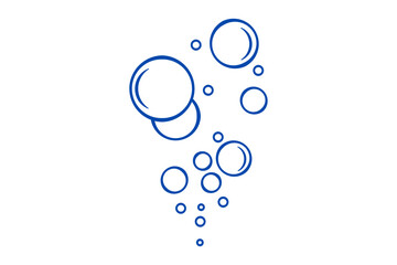 Water bubbles set, Soap bubbles icon set, bubbles in water, water bubbles