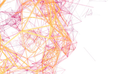 Modern abstract background with connecting lines. Ideal for technology, network, and connection concepts.