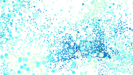 Sparkling blue and white glitter confetti. Perfect for festive designs, backgrounds, and textures.