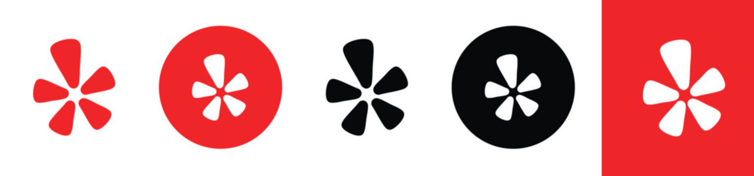 yelp icon buttons signs symbol web black, red transparent, logo network atom social media, cyberspace, periodic, calendar, business,