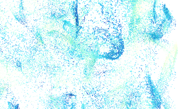 Beautiful abstract background with blue and green particles. Perfect for websites, presentations, and more.