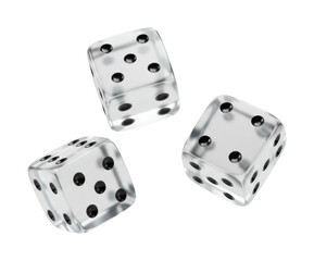 Dice rolling action game night indoor top fun and strategy. Cut out png
