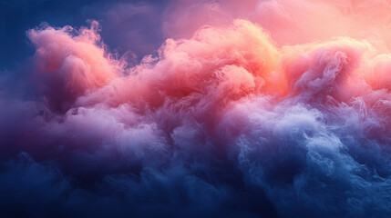 Dynamic cloud formation over serene landscape nature photography vibrant colors atmospheric mood