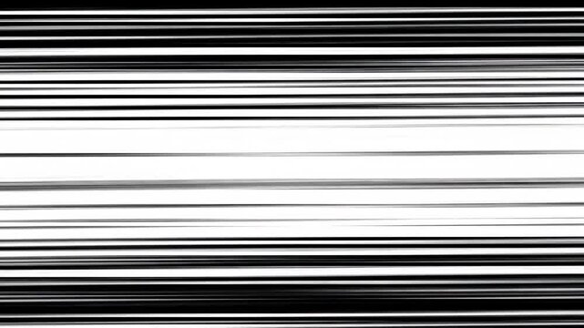 Abstract black and white horizontal stripes
