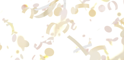 Beautiful abstract background featuring beige and white confetti. Perfect for celebrations, events, and festive designs.