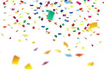 Confetti effect png overlay, transparent background