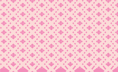 Fototapeta premium seamless pattern with pink shapes