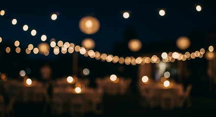 Evening Party Lights Bokeh
