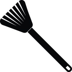 angle brush silhouette vector no details minimal.eps