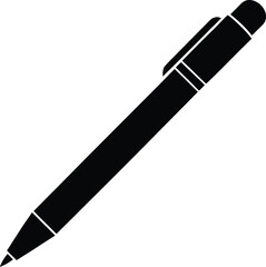 mechanical pencil silhouette vector no details m.eps