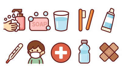 Hygiene Icon Set