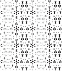 A seamless black and white pattern of a floral ornament makes a beautiful and intricate fabric design or wallpaper