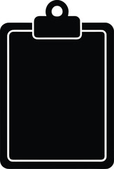 clipboard silhouette vector no details minimal c.eps