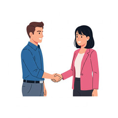 Fototapeta premium Vector Flat Business and Office Illustration – Teamwork, Meeting, Discussion