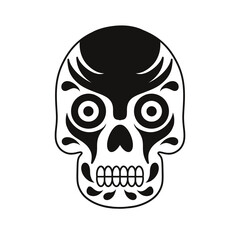 Obraz premium Skull Art Halloween – Decorative, Tribal, and Sugar Skull Designs