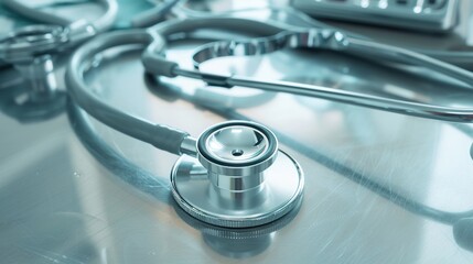 Medical Stethoscopes in Hospitals: Essential Tools for Doctors to Auscultate Heart, Lung, and Vascular Sounds, Aiding in Diagnosing Diseases and Monitoring Patient Health Conditions