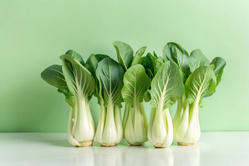 celery in glass bowl