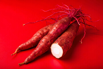 carrots on a white background