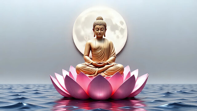 Lord Buddha in  meditation 