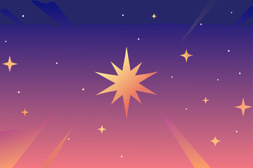 vector illustration of a stars