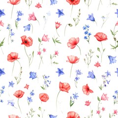 Watercolor floral pattern (4)