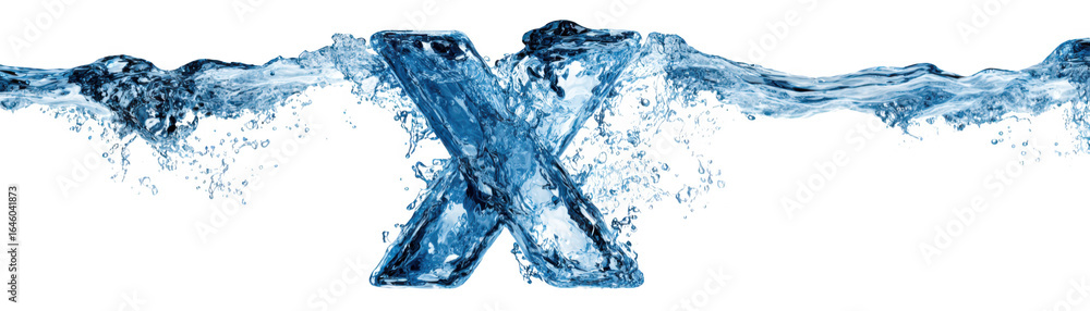 Poster crystalclear water splash png, isolated dynamic fluid motion on transparent background for design