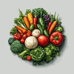 Vegetables Very Cool Design