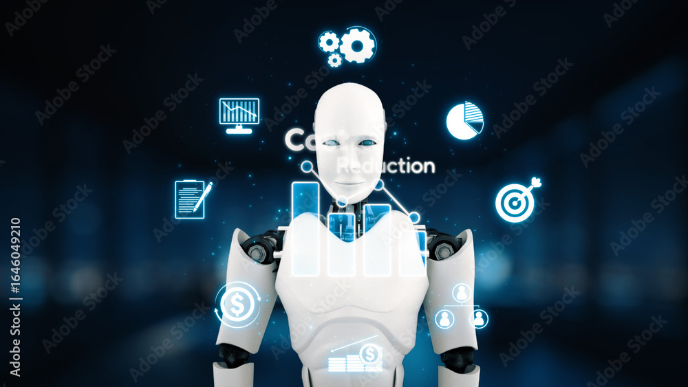 Aufkleber ai artificial intelligence drives cost-saving initiatives via process automation, virtual resource t