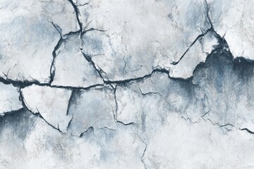 Fototapeta premium Cracked concrete surface texture