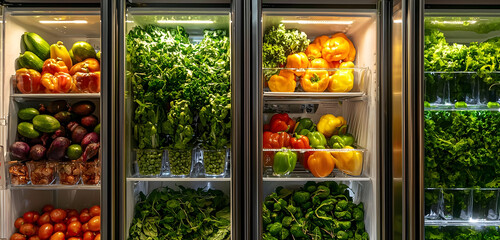 vegetables and fruits in the market