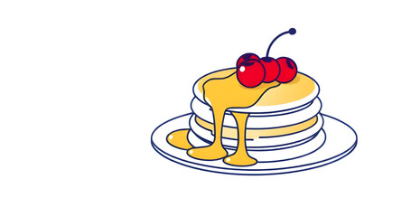 pancakes with honey, cartoon stack of pancakes, pancakes with chocolate, funny pancake cartoon, cartoon dessert, pancake clipart, pancake vector, cartoon pancake stack, pancake art, cartoon food illus