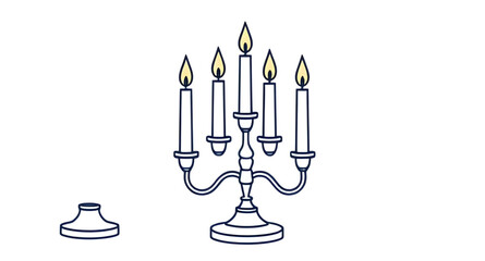 glowing candlestick, candle stand, ornate candlestick, three candles, church candlestick, traditional candlestick, luxury candle holder, lit candlestick, candlestick silhouette, candlestick design, ca