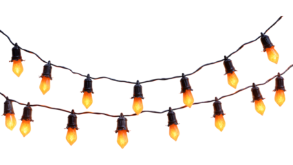 String of halloween lights