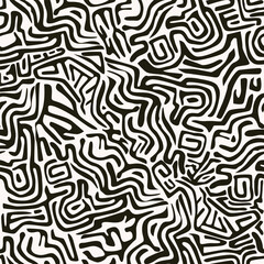 Vector seamless pattern. Abstract background with tiny rough spots. Monochrome noisy texture. Randomly disposed sloppy organic mottle