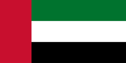 Flag of the United Arab Emirates, vector illustration.