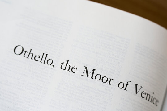 Title page for Shakespeare's play Othello