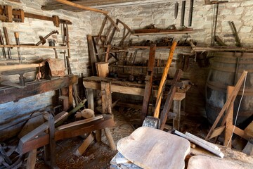 Bodger's workshop